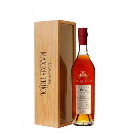 Millésime 1972 Petite Champagne Cognac Maxime Trijol édition limitée