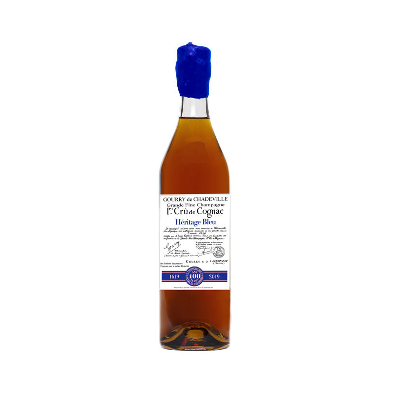 Héritage bleu Grande Champagne Cognac Gourry de Chadeville