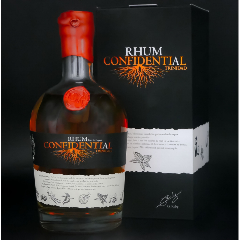Rhum Trinidad finish en fût de Cognac by Confidential édition limitée