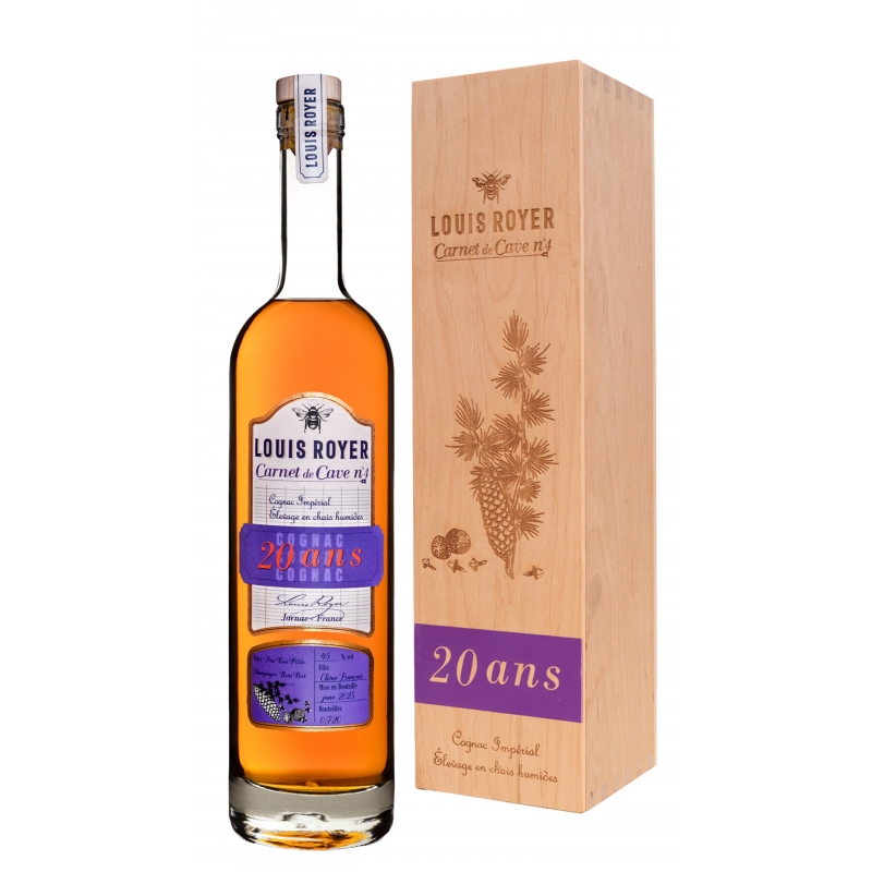 Carnet de cave N°4 20 ans édition limitée Cognac Louis Royer