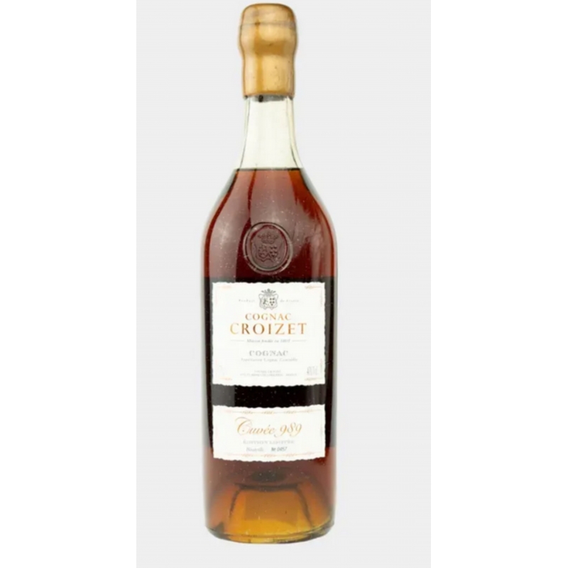 Cuvée 989 Grande Champagne Cognac Croizet édition limitée